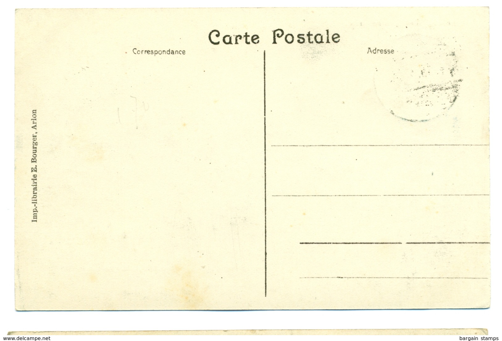 Belgique - Occupation 1914-1918  OC2 Sur Carte-vue D’Arlon Les Quatre Bras - 15 Jan 1915 - OC26/37 Etappengebied.