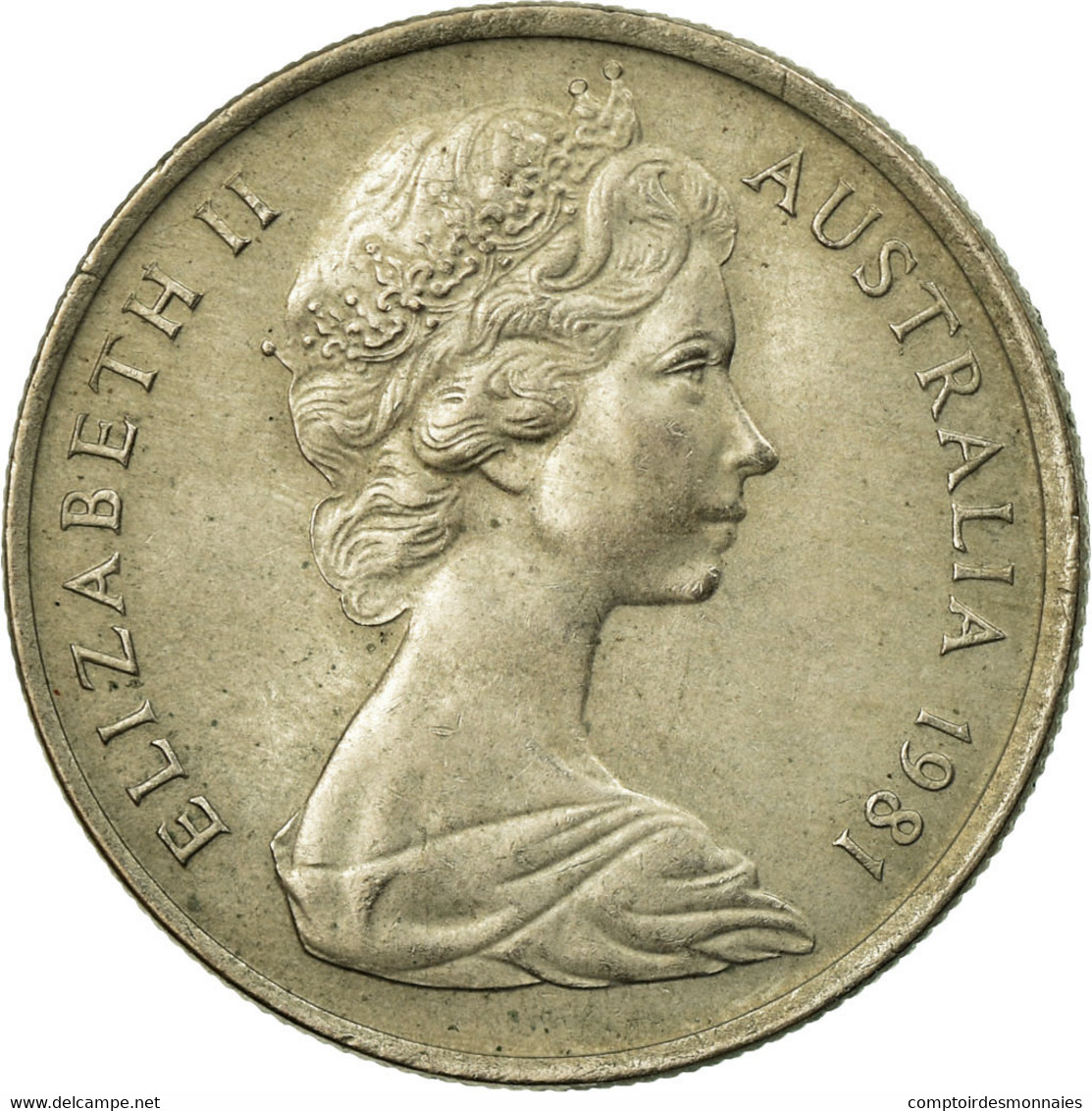 Monnaie, Australie, Elizabeth II, 5 Cents, 1981, TTB, Copper-nickel, KM:64 - 5 Cents