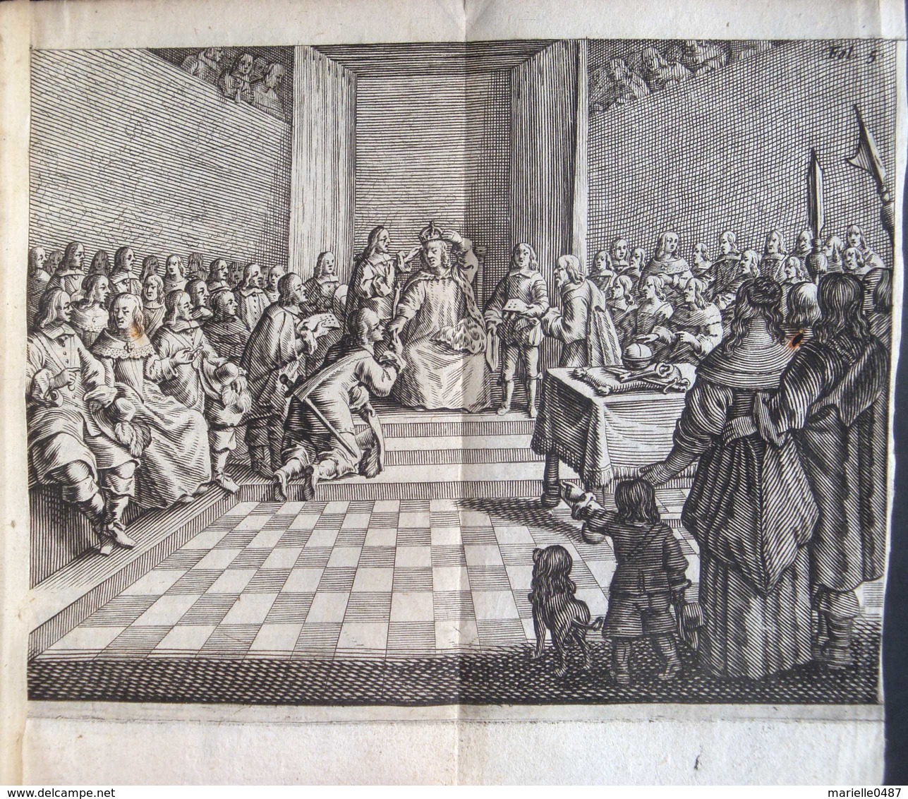 1661 - Mazarin - Christine de Suède