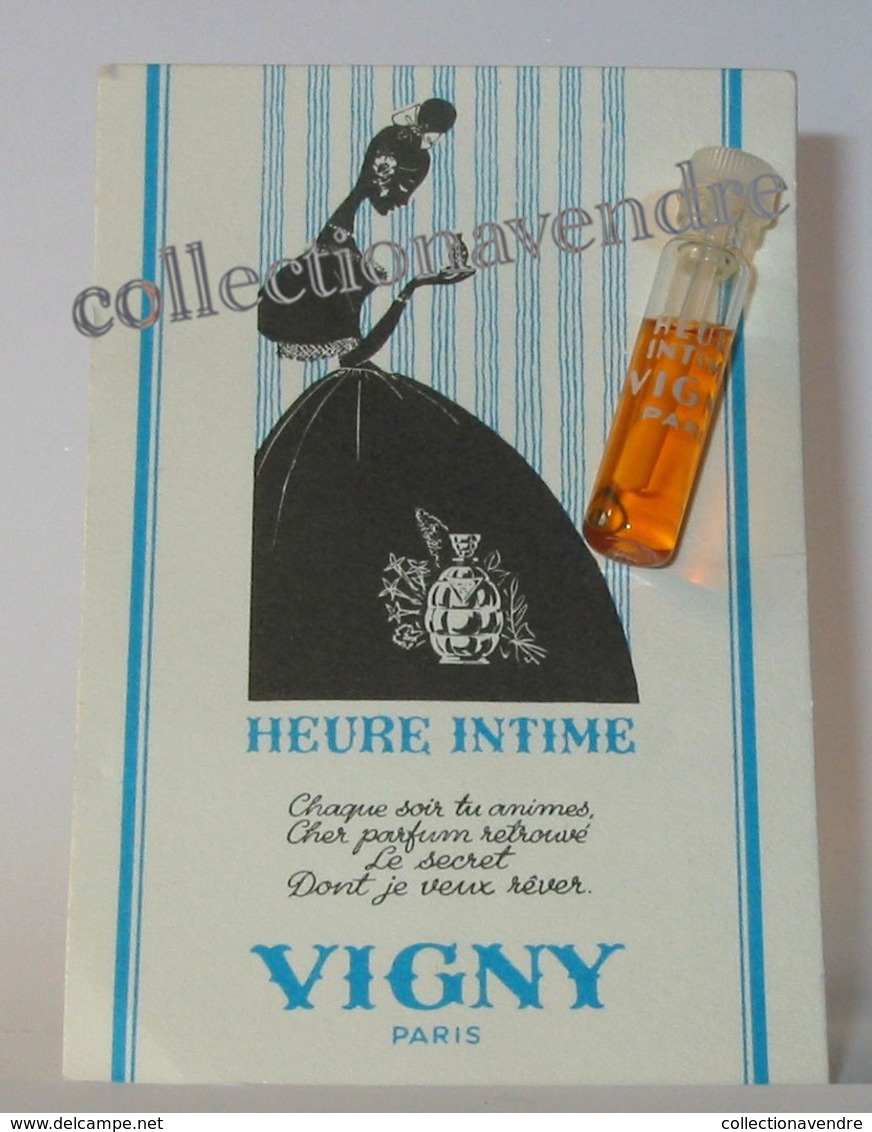 VIGNY : Heure Intime, Rare Tube Sur Carte, Bon état - Mignon Di Profumo (senza Box)