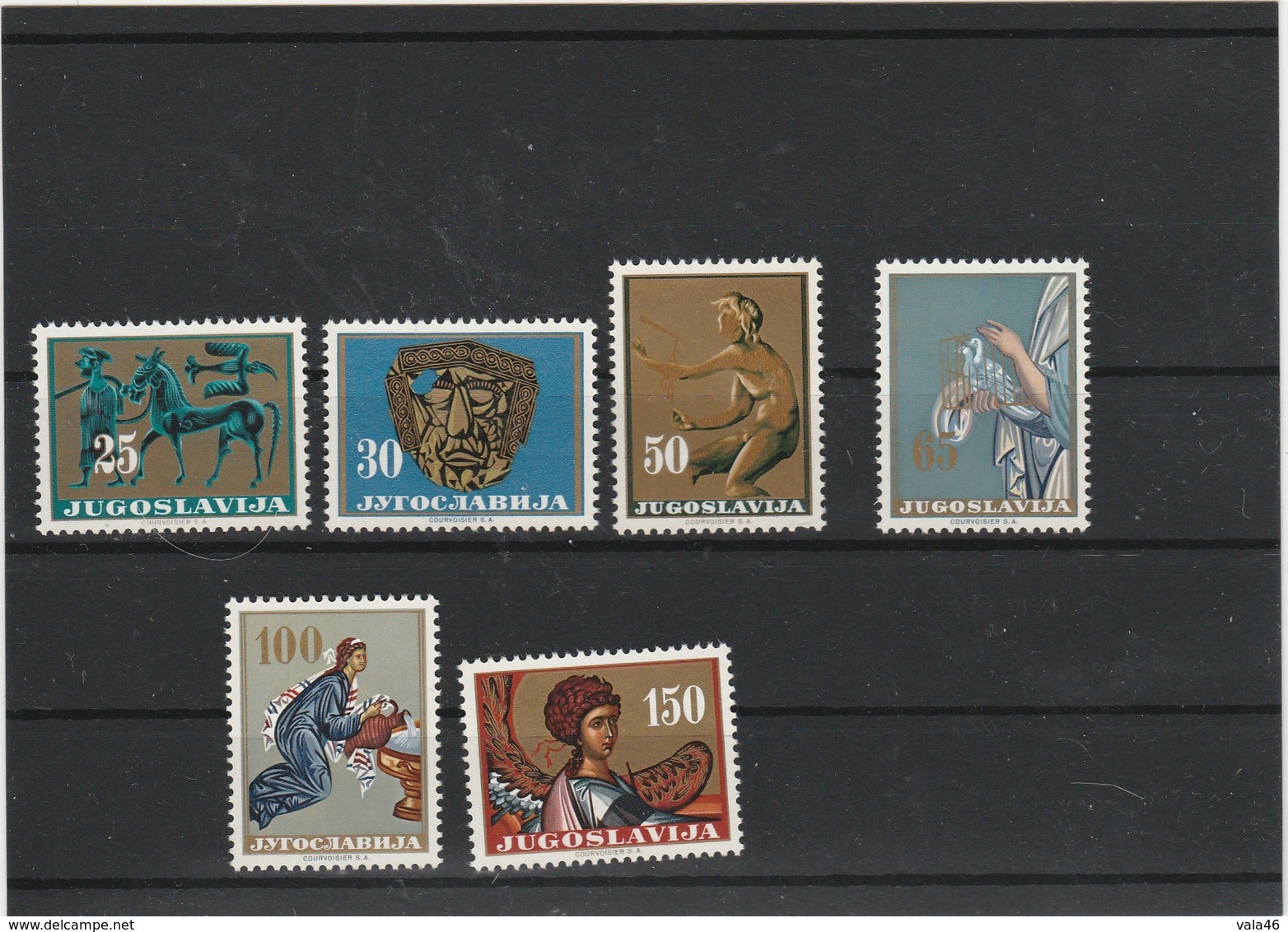 YOUGOSLAVIE  SERIE  923/928  L'ART YOUGOSLAVE - Unused Stamps