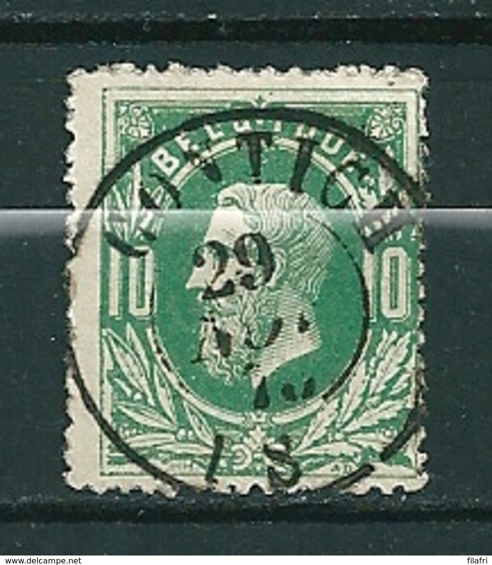30 Gestempeld DC CONTICH - COBA 15 Euro - 1869-1883 Léopold II