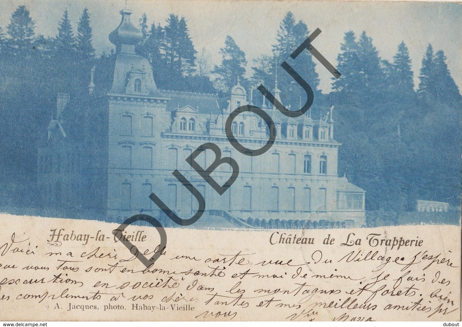 Postkaart - Carte Postale HABAY-LA-VIEILLE Château De La Trapperie 1901 (O75) - Habay