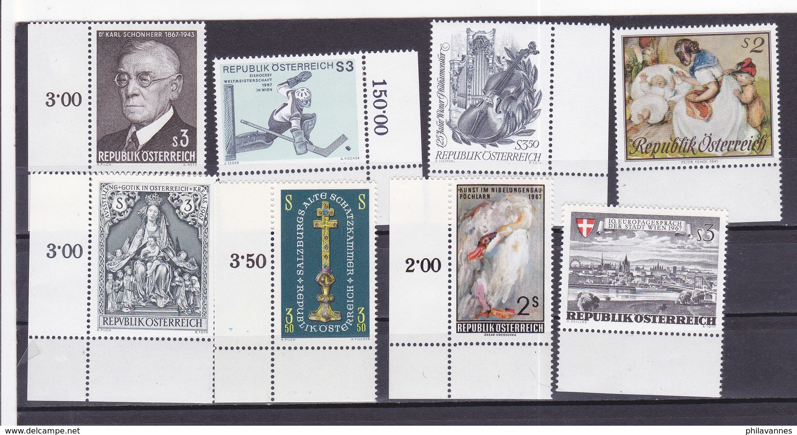 Autriche, Année Complète 1967 ,22 Timbres Neufs**, Cote 19.15€ ( W1913/001) - Ganze Jahrgänge