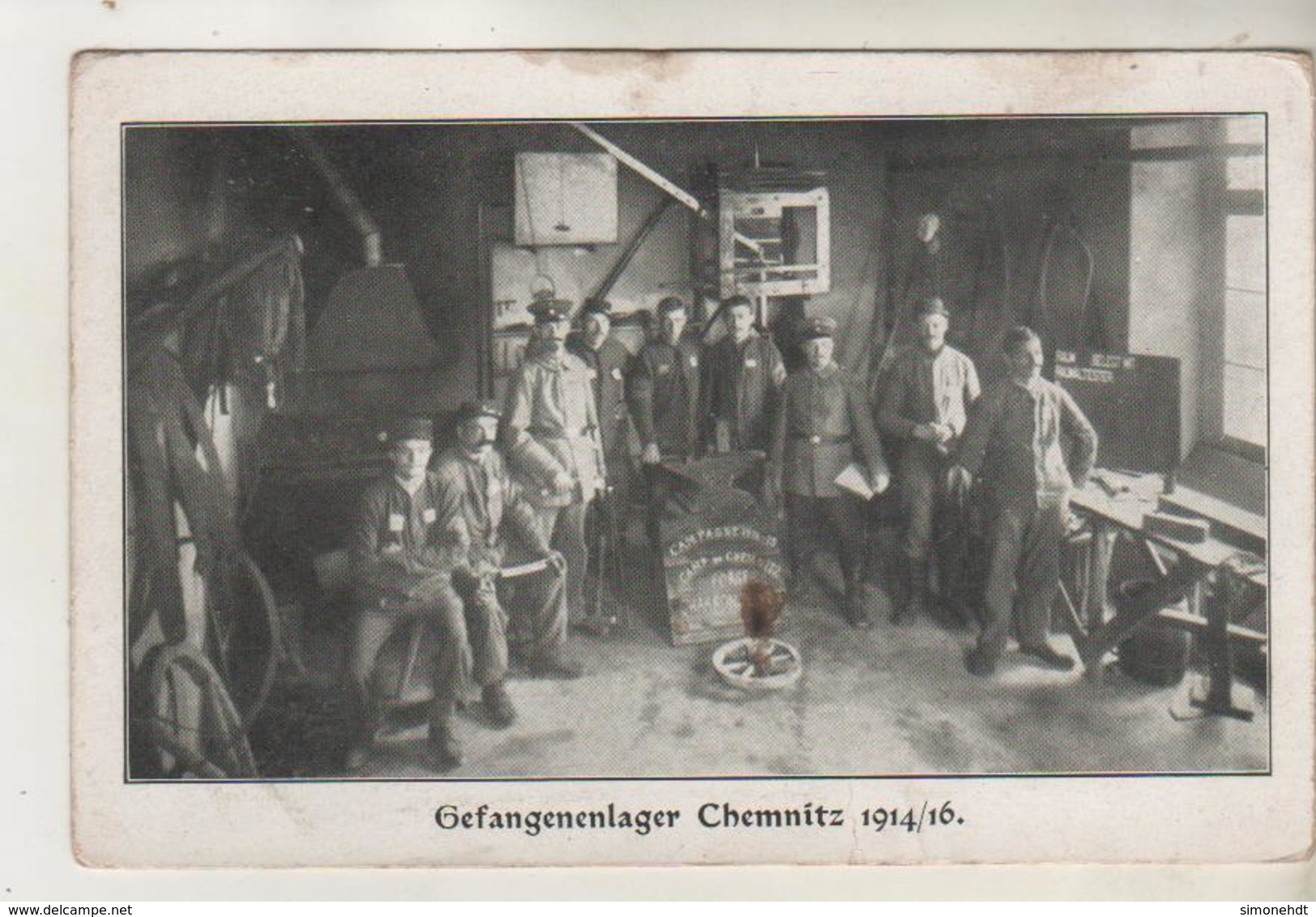 Gefangenenlager Chemnitz 1914/1916 - Weltkrieg 1914-18