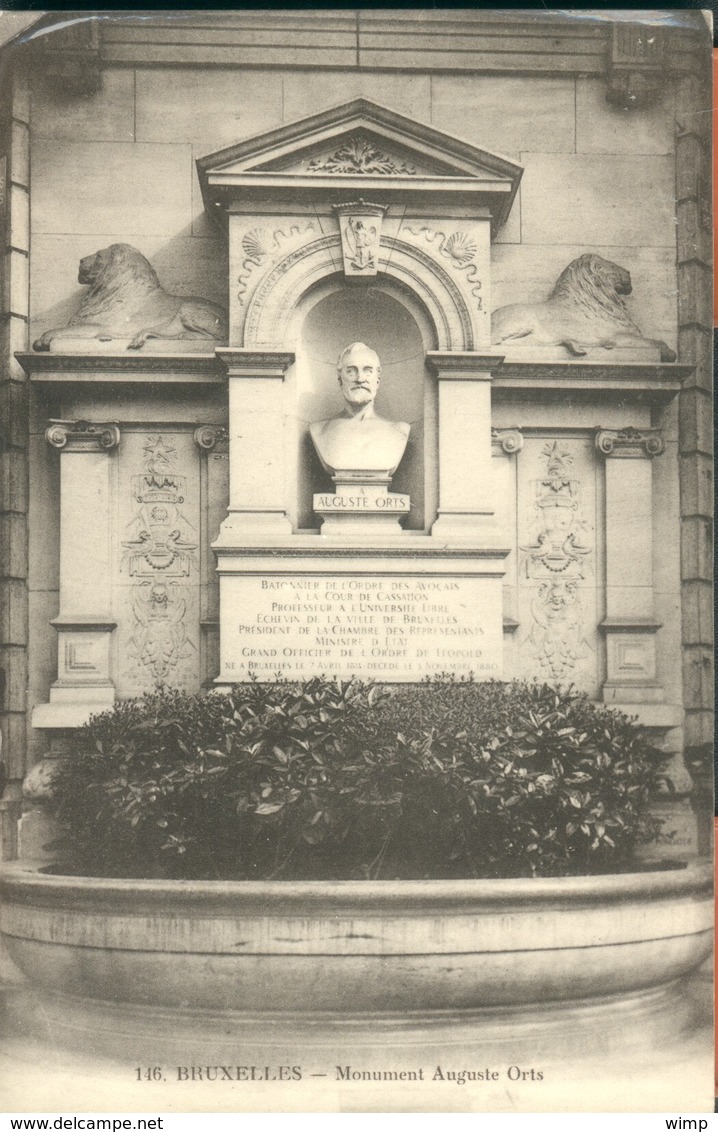 Bruxelles :    Monument  Auguste Orts - Monuments, édifices