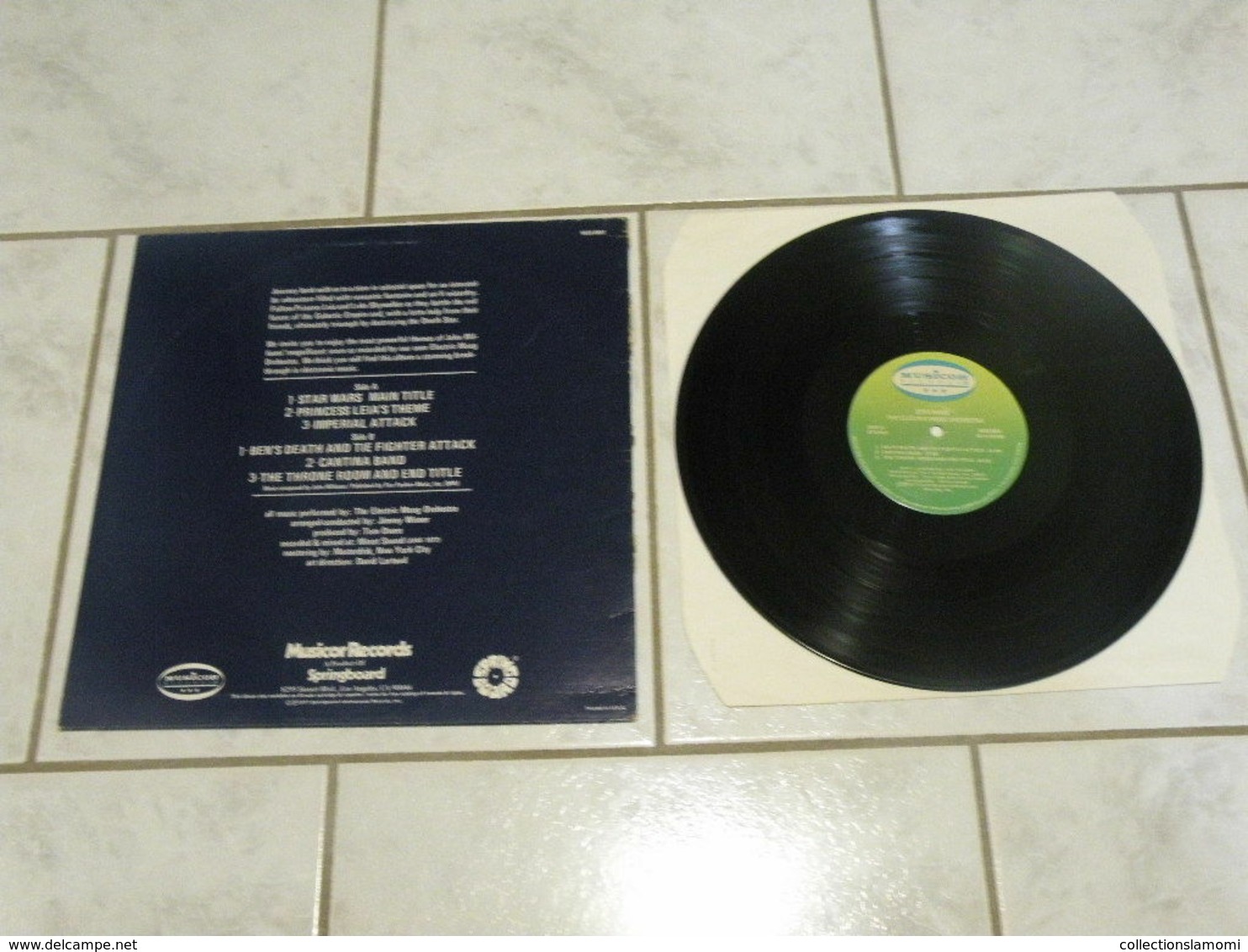 Star Wars -(Titres Sur Photos)- Vinyle 33 T LP Album US 1977 The Electric Moog Orchestra - Soundtracks, Film Music