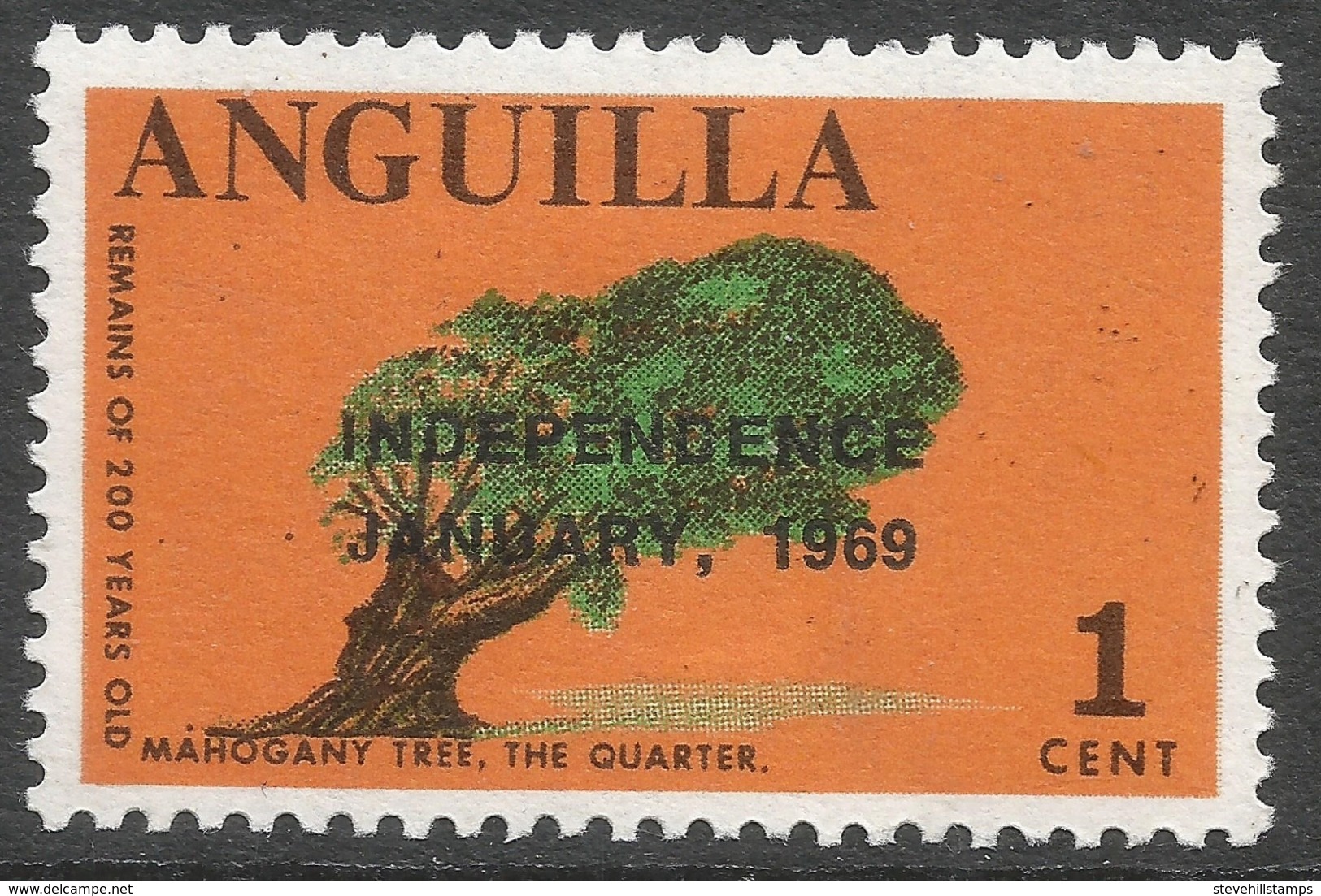 Anguilla. 1969 Independence. 1c MH. SG 52a - Anguilla (1968-...)