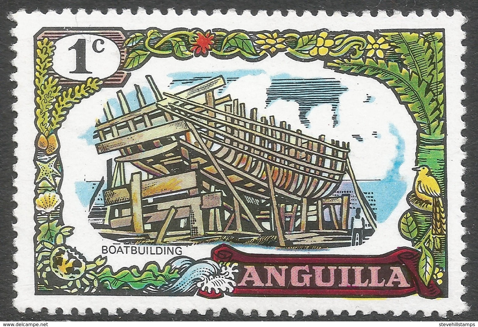 Anguilla. 1970 Definitives. 1c MH. SG 84 - Anguilla (1968-...)