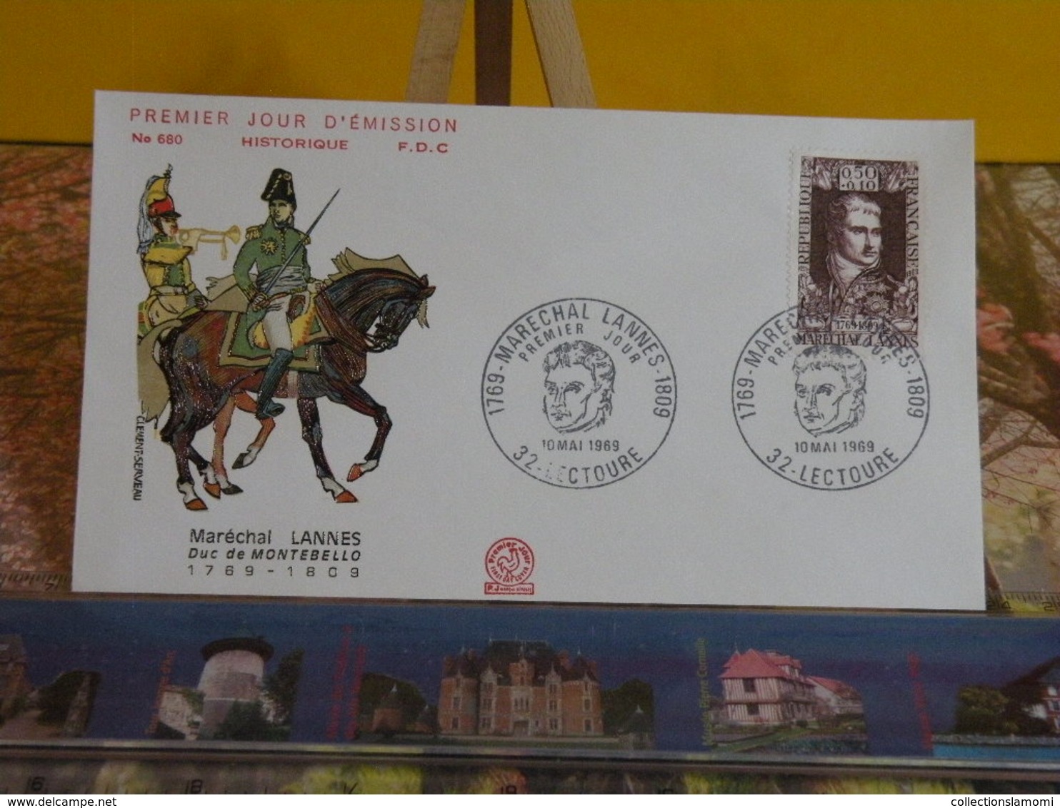 Maréchal Lannes Duc De Montebello - 32 Lectoure - 10.5.1969 FDC 1er Jour N°680 - Coté 1,80€ - 1960-1969