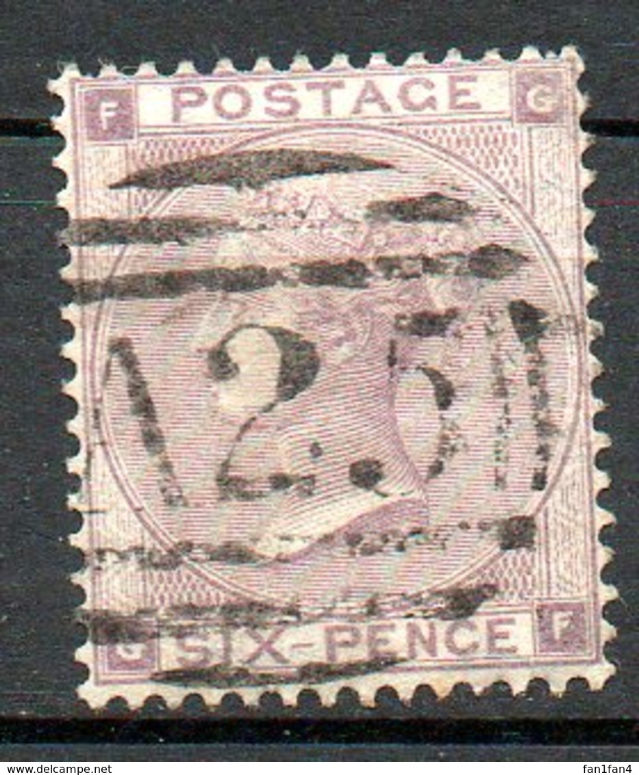 GRANDE BRETAGNE - 1862 - N° 22 - 6 D. Violet - (Victoria) - Gebraucht