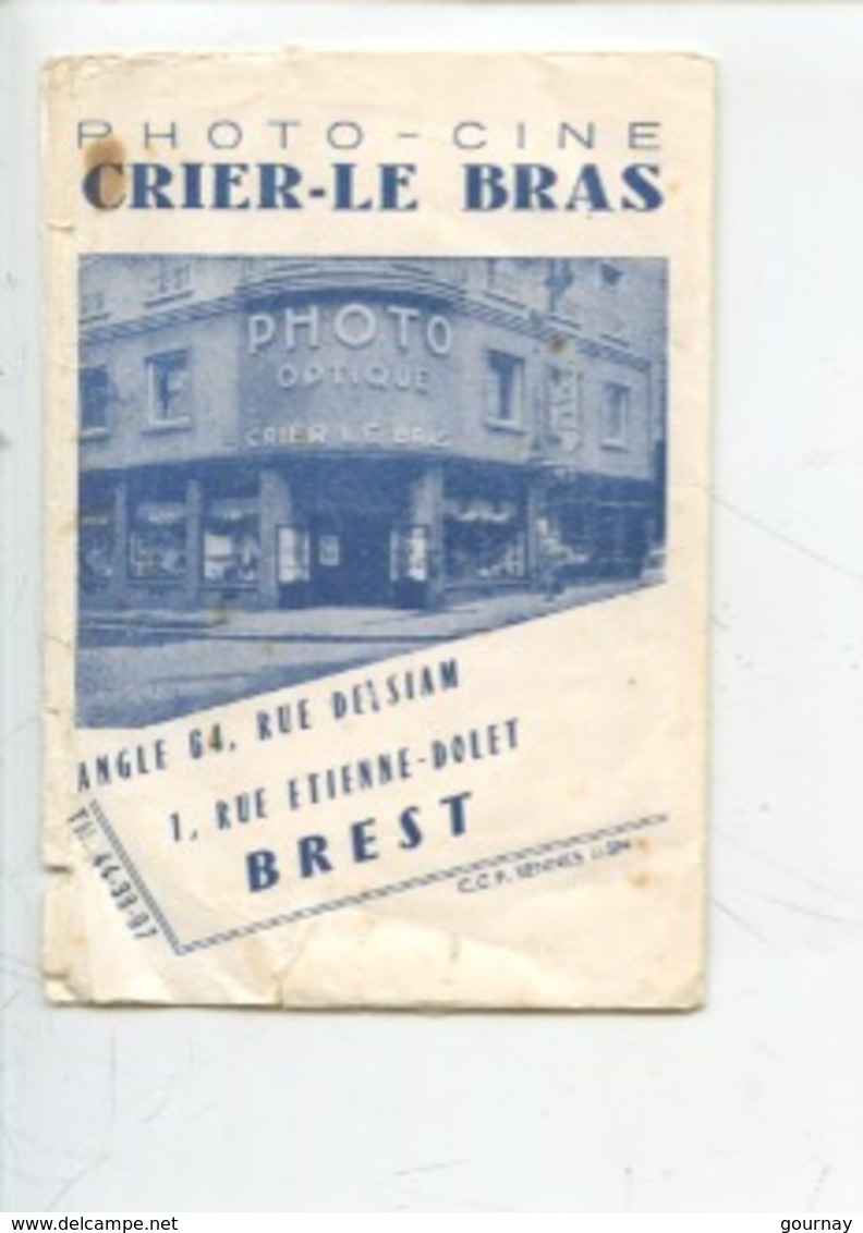 Brest à L'angle De Rue De Siam Et Rue Etienne Dolet : Crier-Le Bras (photo-ciné-optique) Pochette 13X9 - Brest