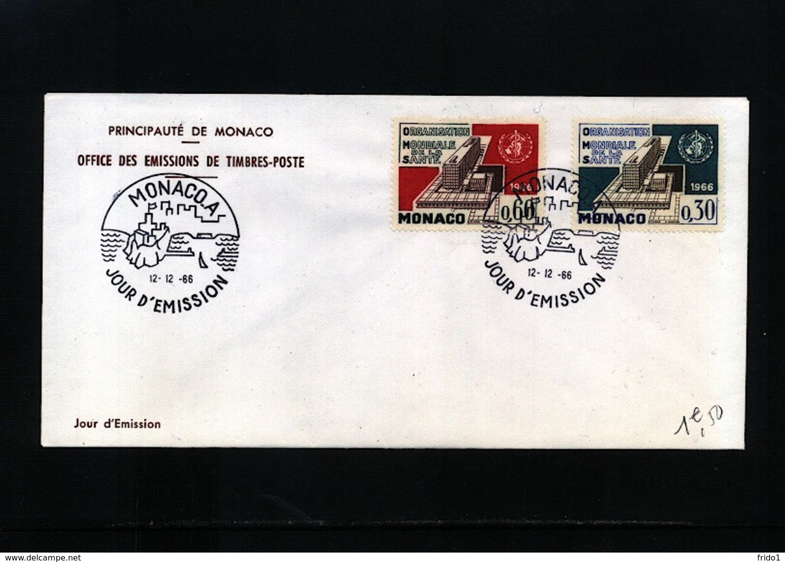 Monaco 1966 WHO Michel 837-838 FDC - 1967 – Montreal (Kanada)