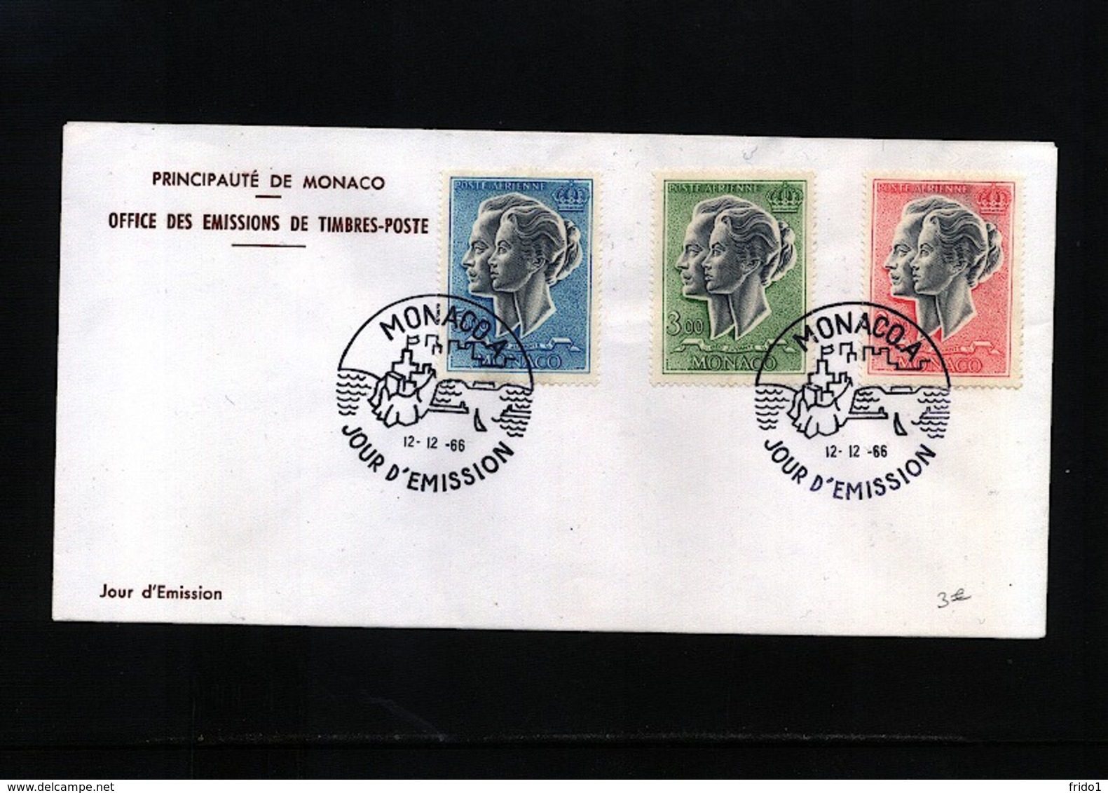 Monaco 1966 Michel 844-846 FDC - 1967 – Montreal (Kanada)