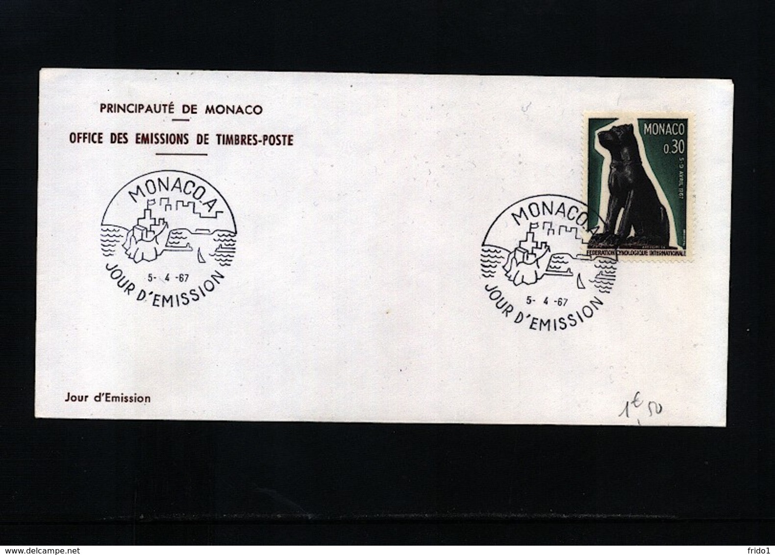 Monaco 1967 Michel 872 FDC - 1967 – Montreal (Kanada)