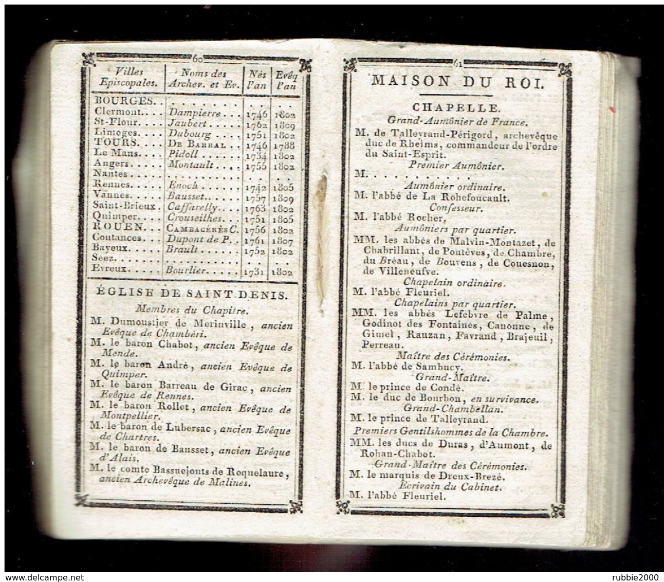 CADEAU DES MUSES OU ALMANACH UNIVERSEL 1816 LIBRAIRE BREE A FALAISE ILE DE SAINTE HELENE NAPOLEON MAISON DU ROI PRINCES - 1801-1900