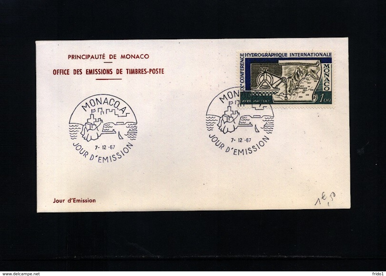 Monaco 1967 Michel 873 FDC - 1967 – Montreal (Kanada)