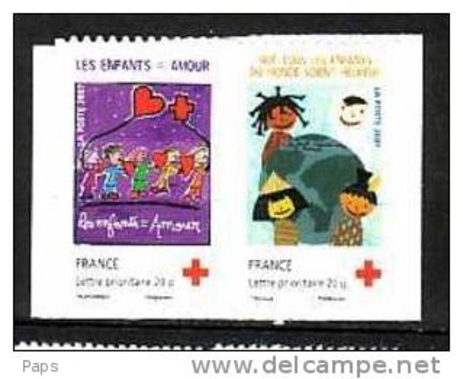2007-4125/4126**P4125** DESSINS D'ENFANTS AUTOADHESIFS - Unused Stamps