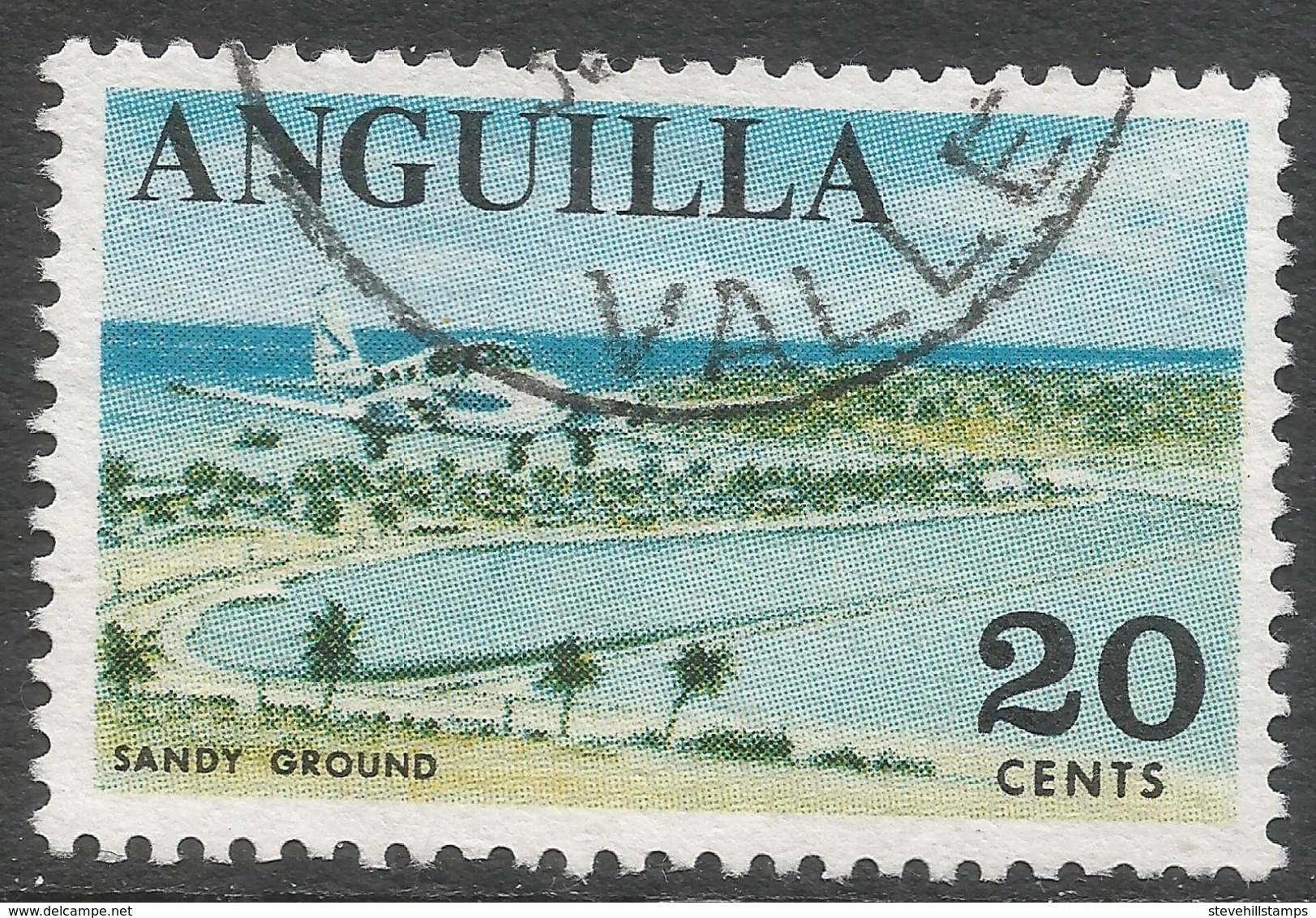 Anguilla. 1967-68 Definitives. 20c Used. SG 25 - Anguilla (1968-...)