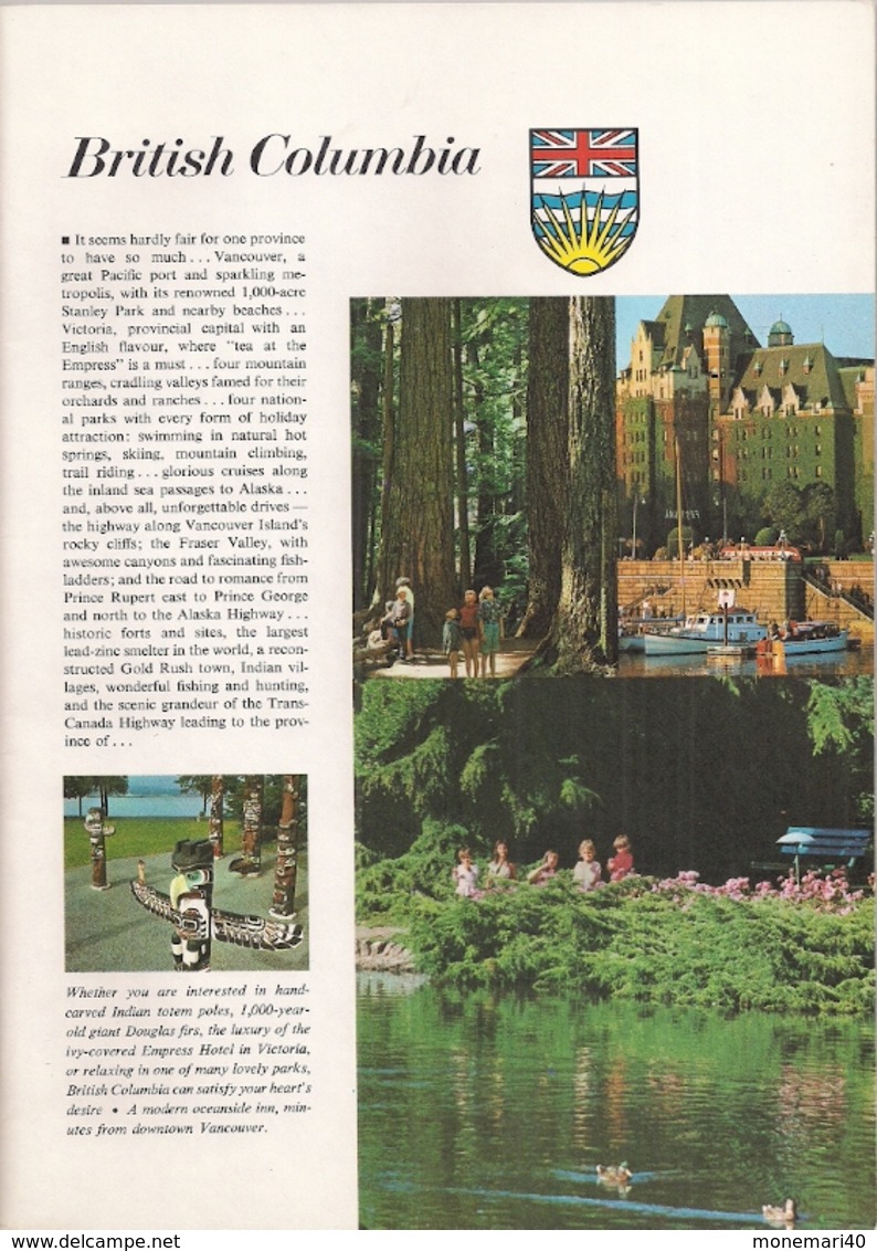 CANADA - INVITATION - LIVRE DE 48 PAGES - LIVRE DE TOURISME MAGNIFIQUEMENT ILLUSTRÉ (1967) - Nordamerika