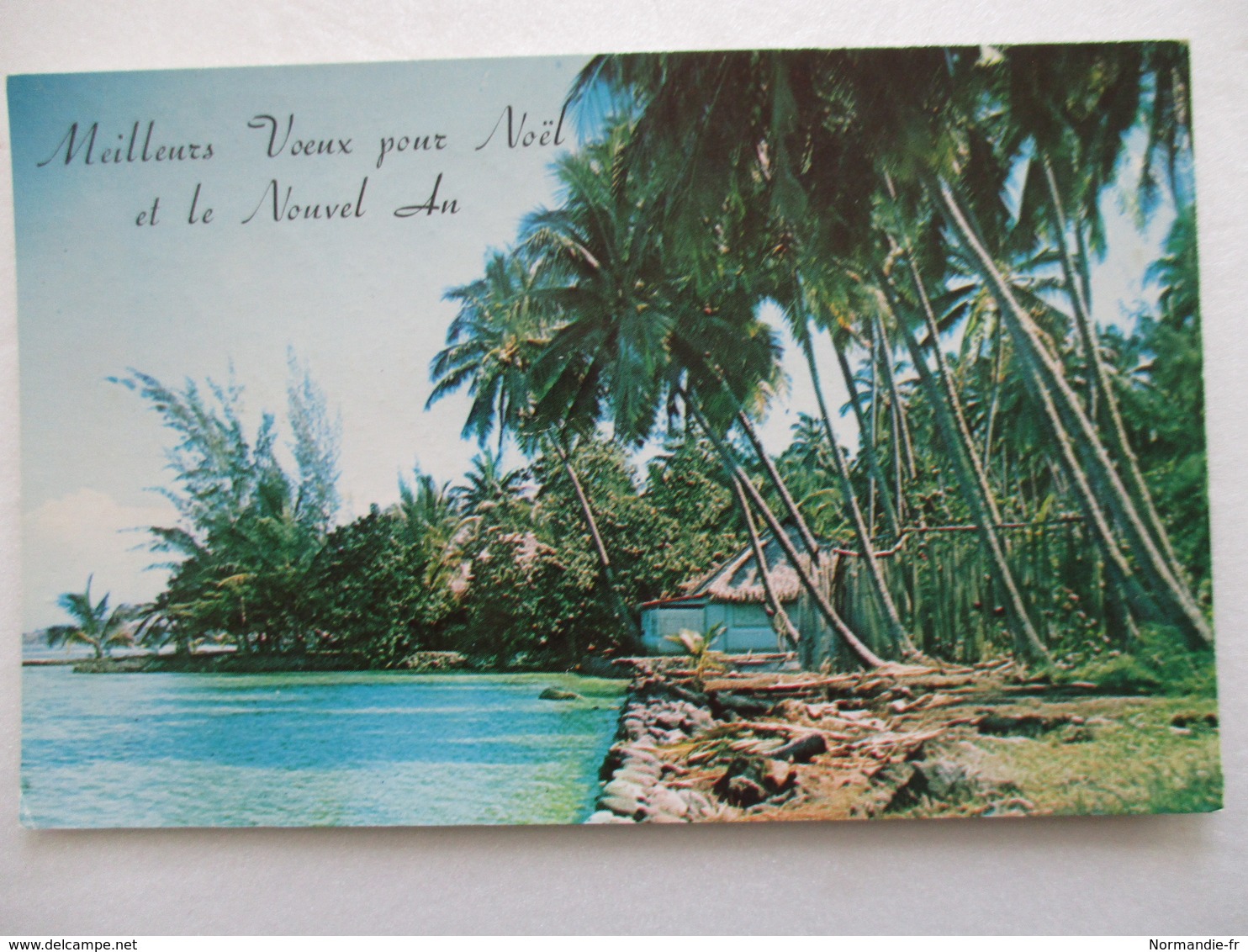 CPA CPSM CP TAHITI POLYNÉSIE FRANÇAISE 1958 VUE AÉRIENNE - Ed Photo LEON SHIAW PAPEETE - ED USA TBE - Polynésie Française