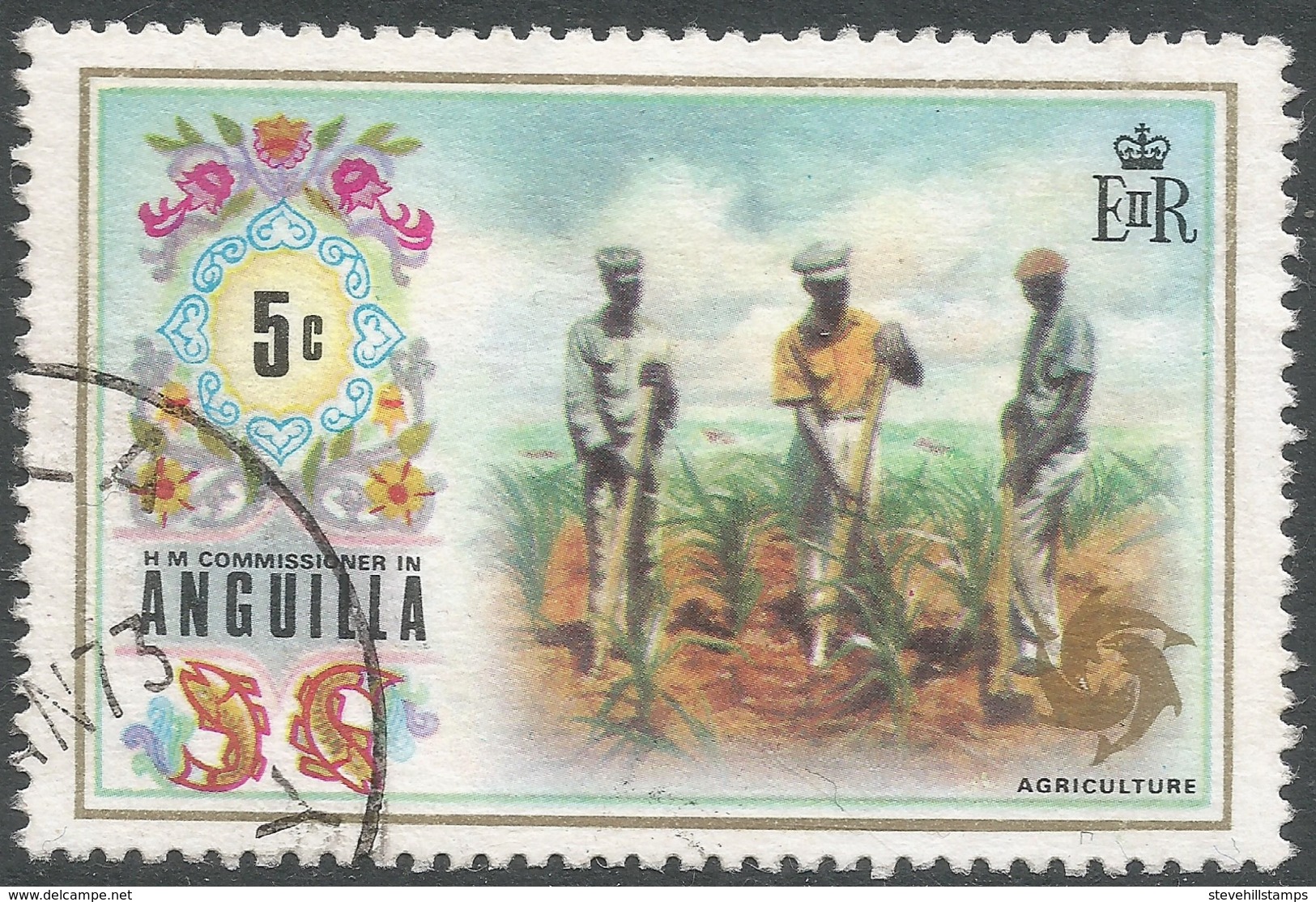 Anguilla. 1972 Definitives. 5c Used. SG 134 - Anguilla (1968-...)