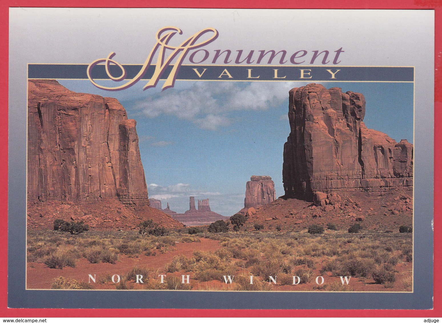 MONUMENT VALLEY - NORTH WINDOW Photo Bruce Finchum ** 2 SCANS - Monument Valley