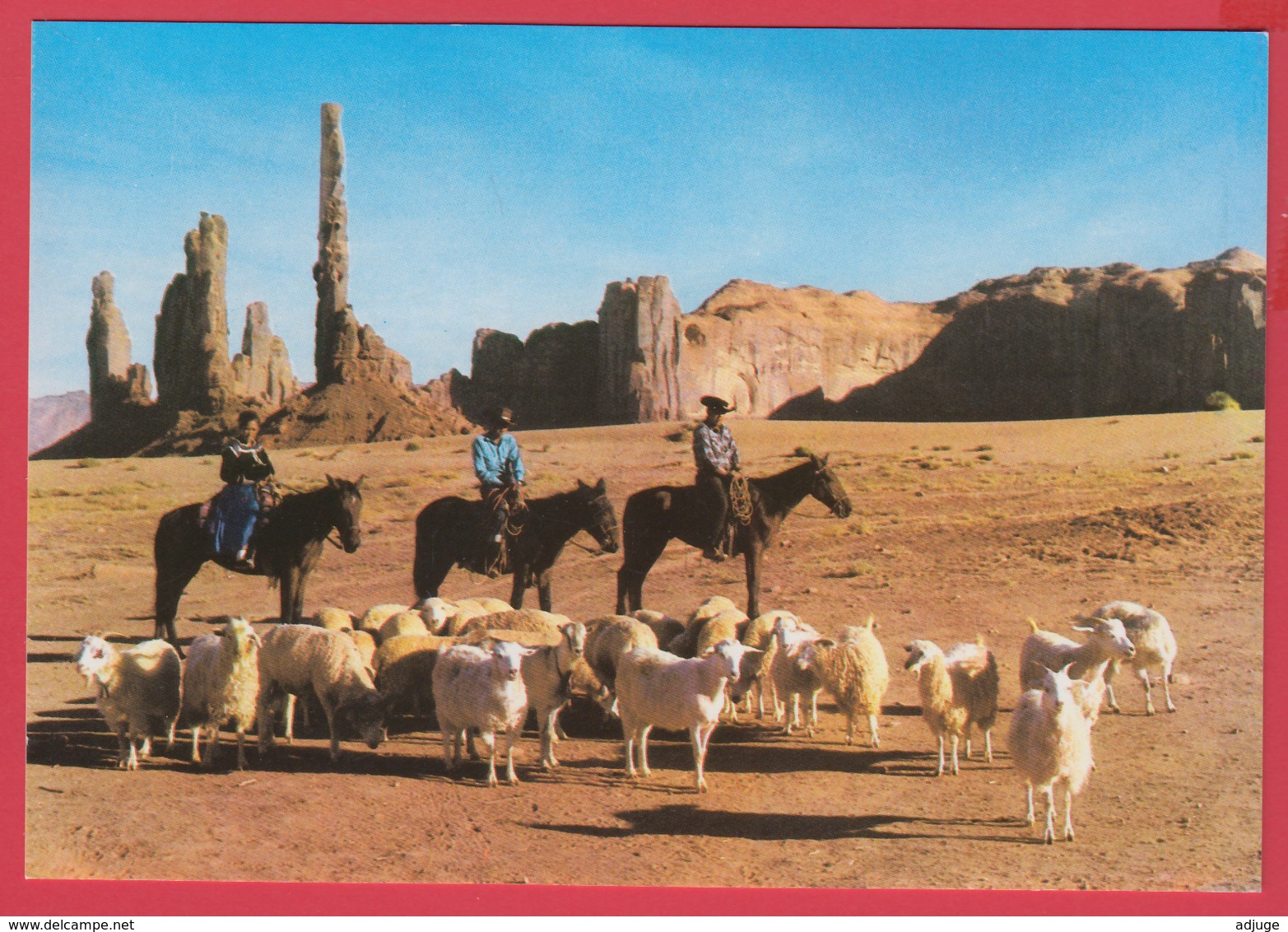 MONUMENT VALLEY - Navajo Indians ** 2 SCANS - Monument Valley