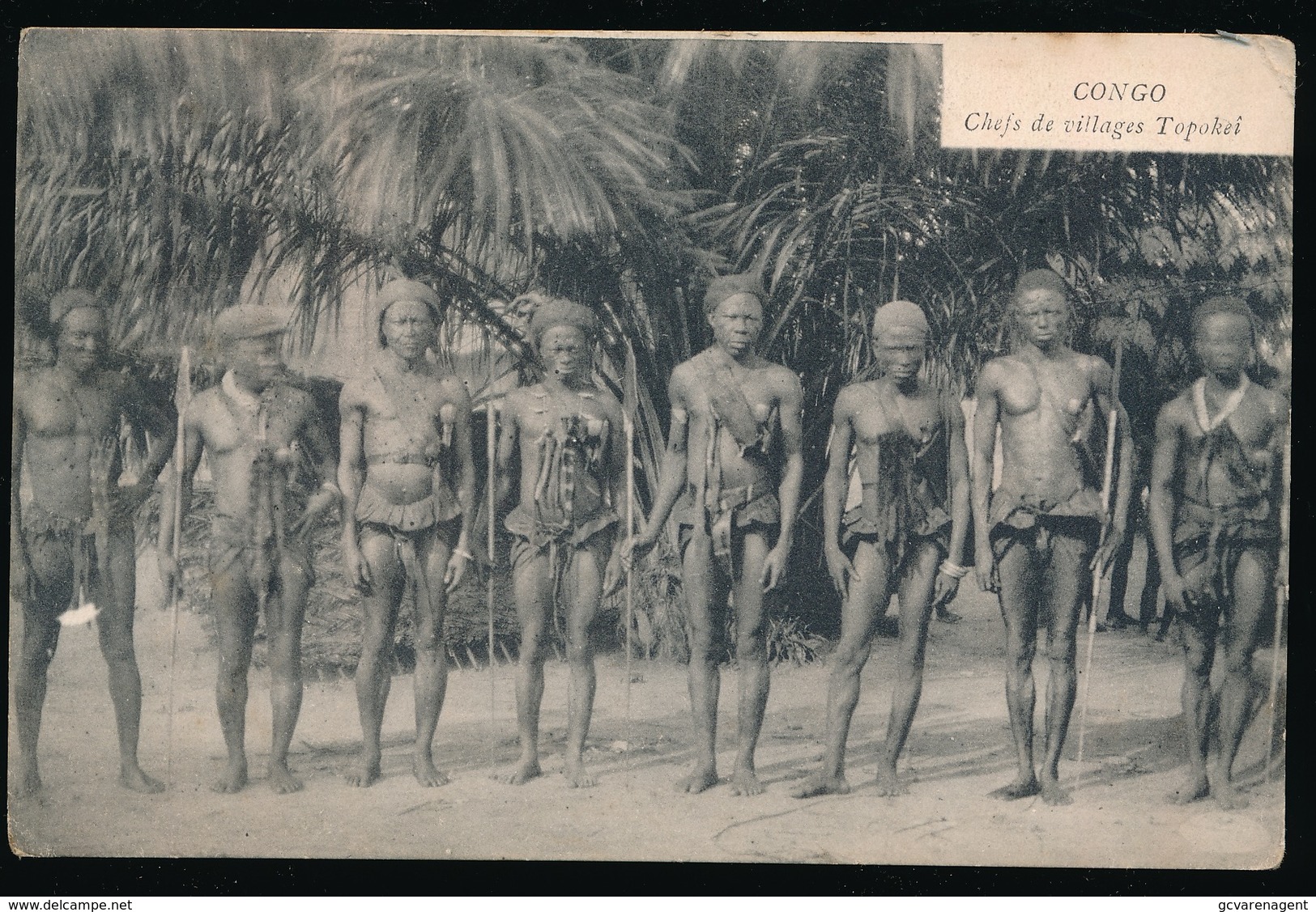 CONGO    CHEFS DE VILLAGES TOPOKEI - Congo Belge