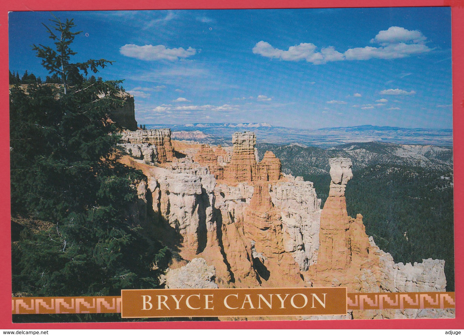 BRYCE CANYON NATIONAL PARK * AGUA POINT * * 2 SCANS - Bryce Canyon