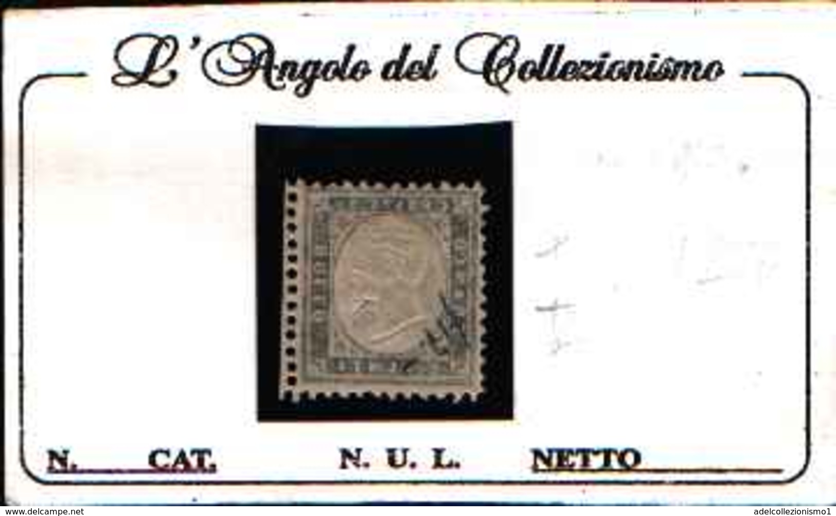 90788F) ITALIA-20C-Tipo Di Sardegna Dentellati - 1862 (febbraio/ottobre) -MLH* - Sizilien