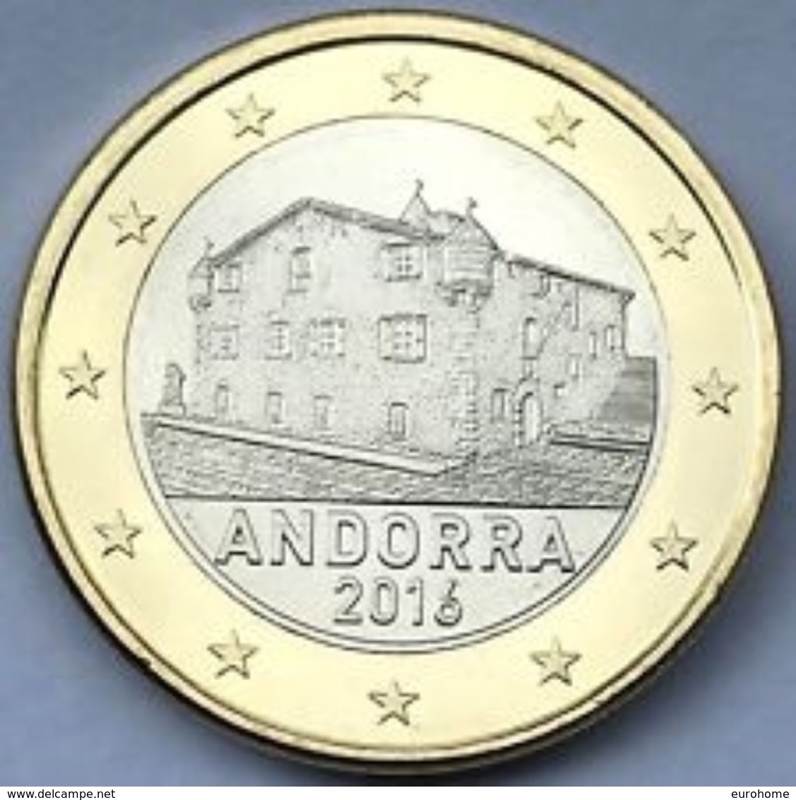 Andorra 2016    1 Euro   UNC Uit De Rol  UNC Du Rouleaux !! - Andorre