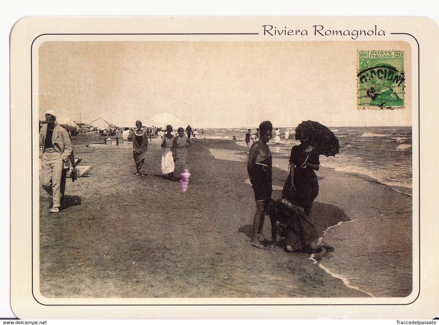 RIVIERA ROMAGNOLA CARTOLINA - RIPRODUZIONE DEL 1930 -POSTCARD REPRODUCTION 1930 - Altri & Non Classificati