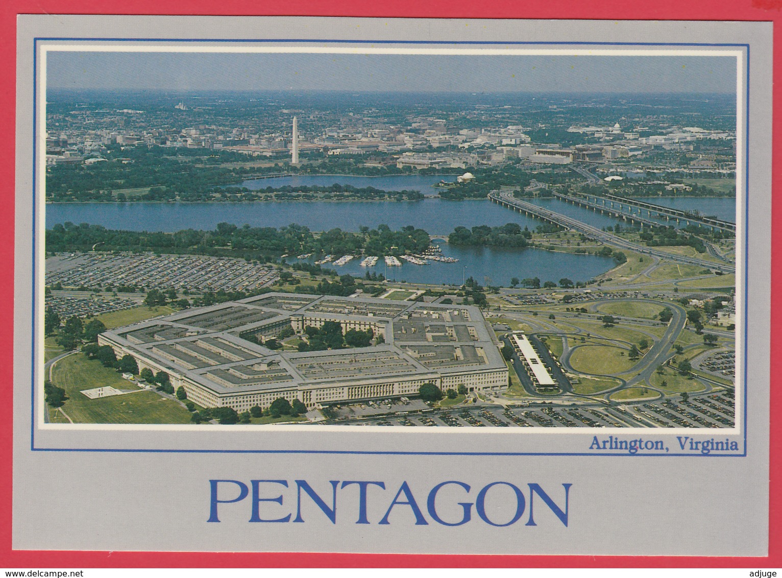 ARLINGTON - PENTAGON - Aerial View ** 2 SCANS - Arlington