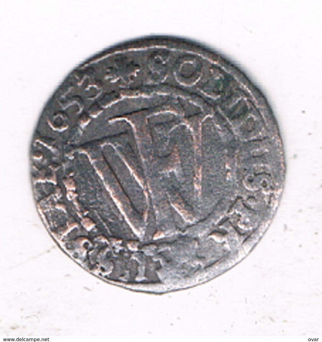 SCHILLING  1653 BRANDENBURG  PREUSSEN  DUITSLAND /1029/ - Groschen & Andere Kleinmünzen