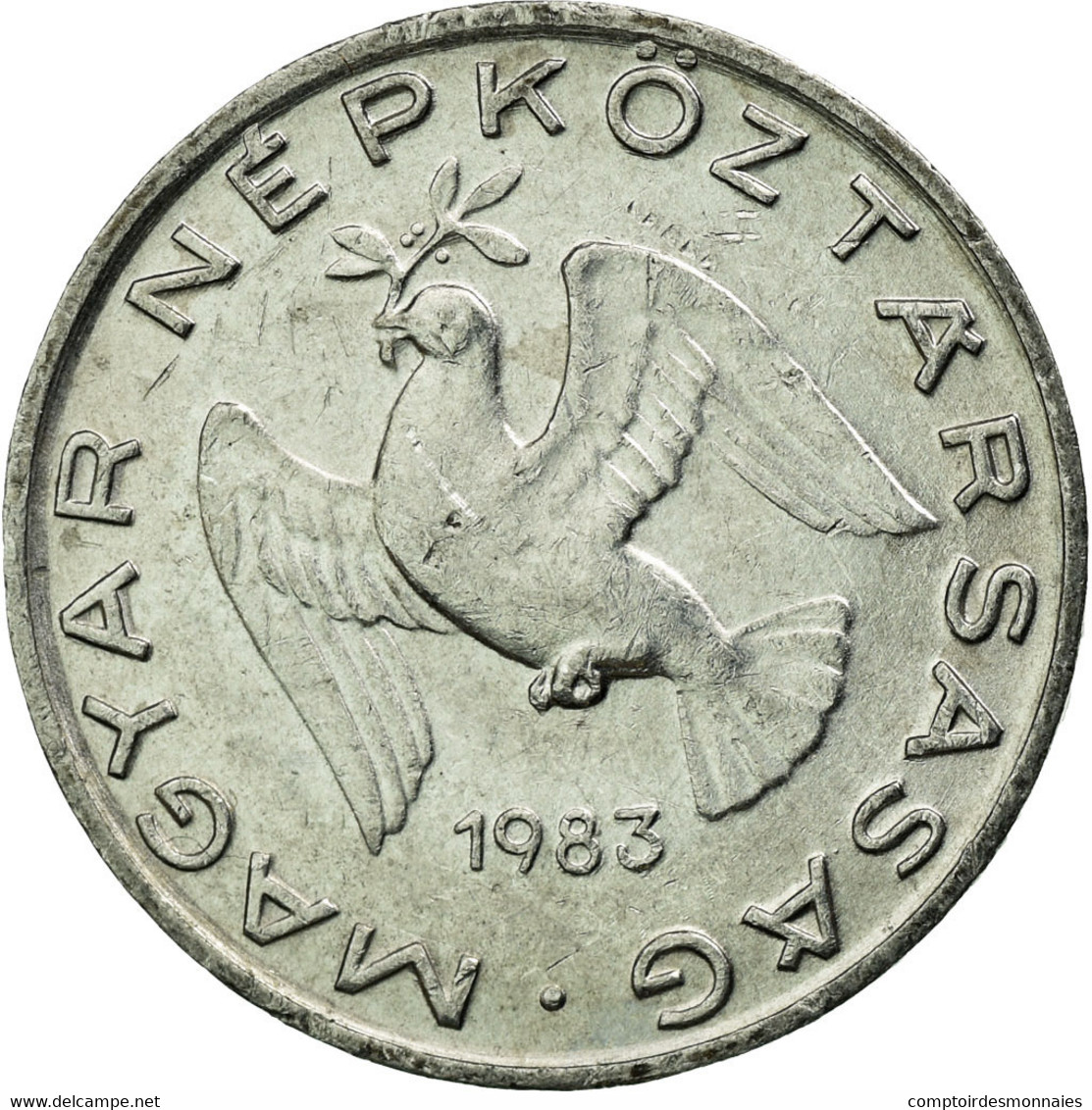 Monnaie, Hongrie, 10 Filler, 1983, Budapest, TTB, Aluminium, KM:572 - Hungría