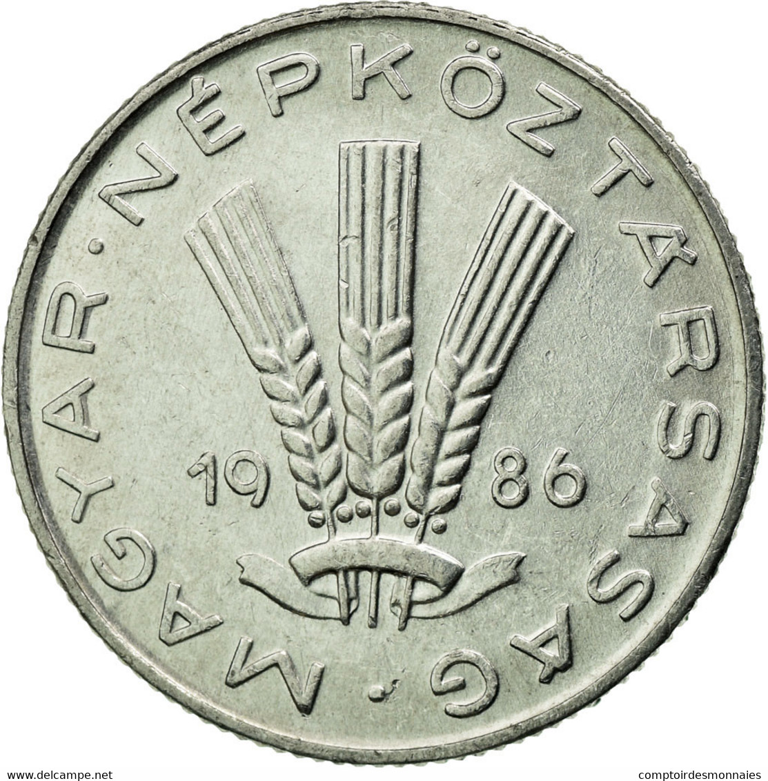 Monnaie, Hongrie, 20 Fillér, 1986, Budapest, TTB, Aluminium, KM:573 - Hongrie