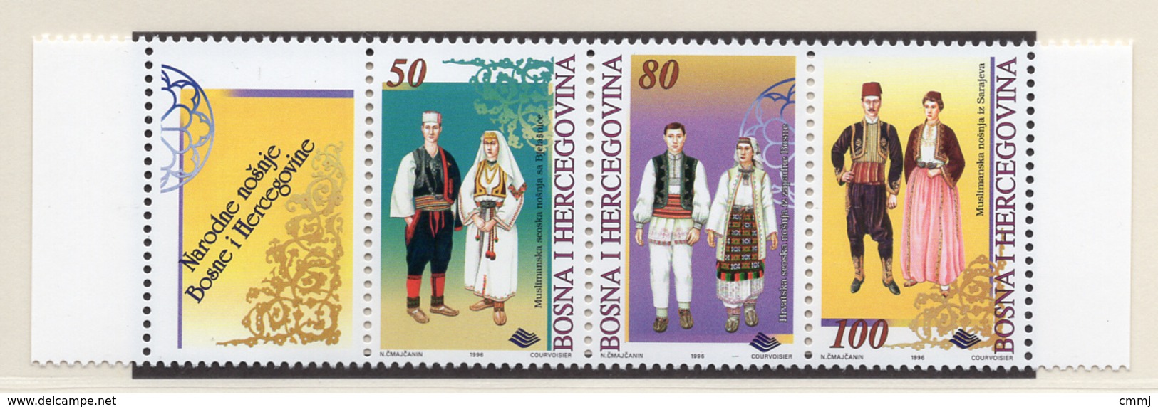 1996 - BOSNIA ERZEGOVINA - Mi.  Nr. 66/68 - NH - (UP121.24) - Bosnia Erzegovina