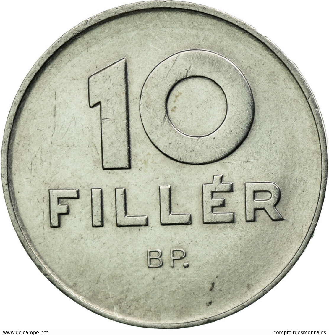 Monnaie, Hongrie, 10 Filler, 1977, Budapest, TTB, Aluminium, KM:572 - Hongrie