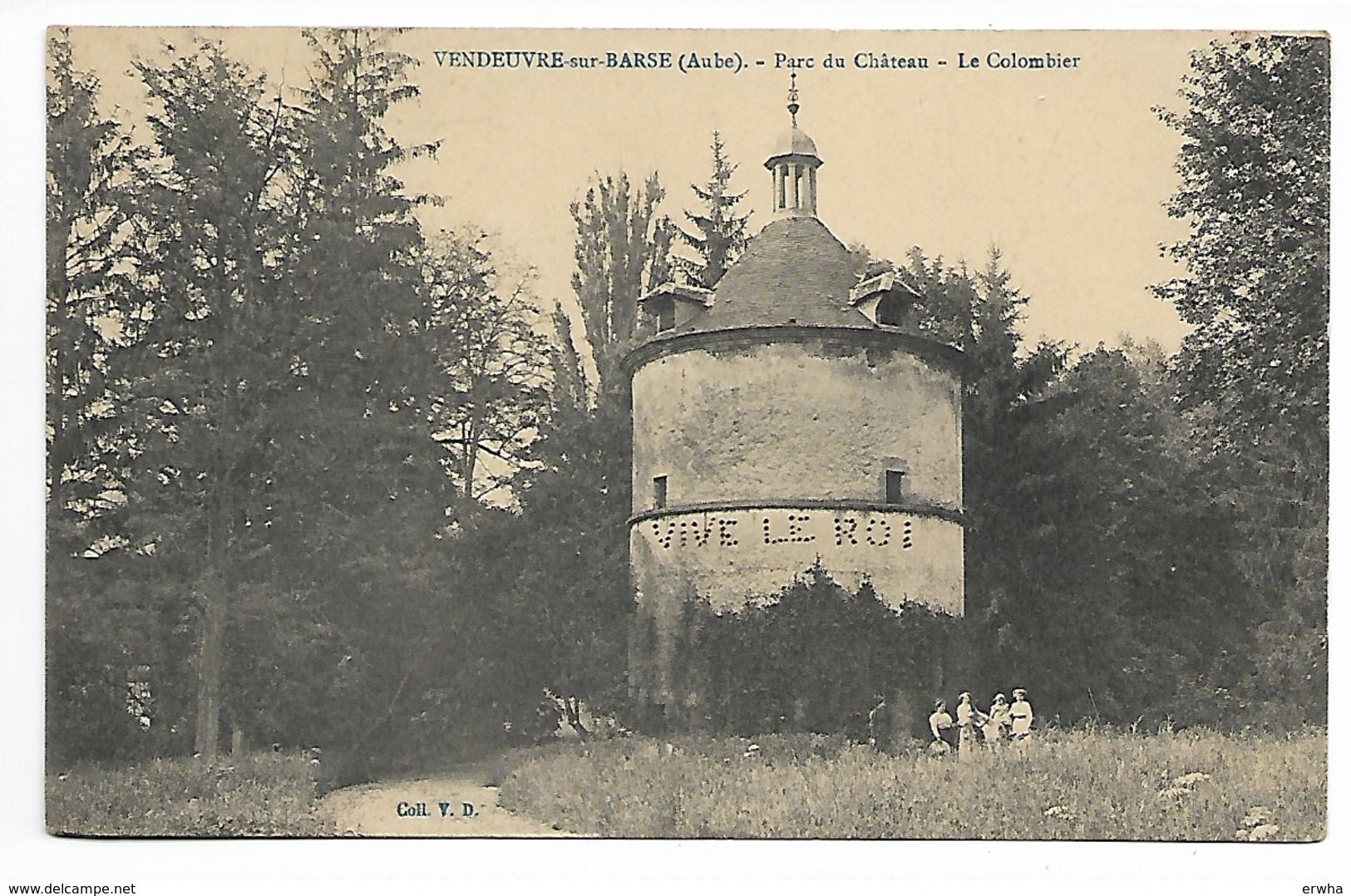 VENDEUVRE 1912 Sur COLOMBIER " ViVe Le Roi " BARSE Aube En Champagne Près Troyes Dienville Brienne Le Château Bar Sur - Autres & Non Classés