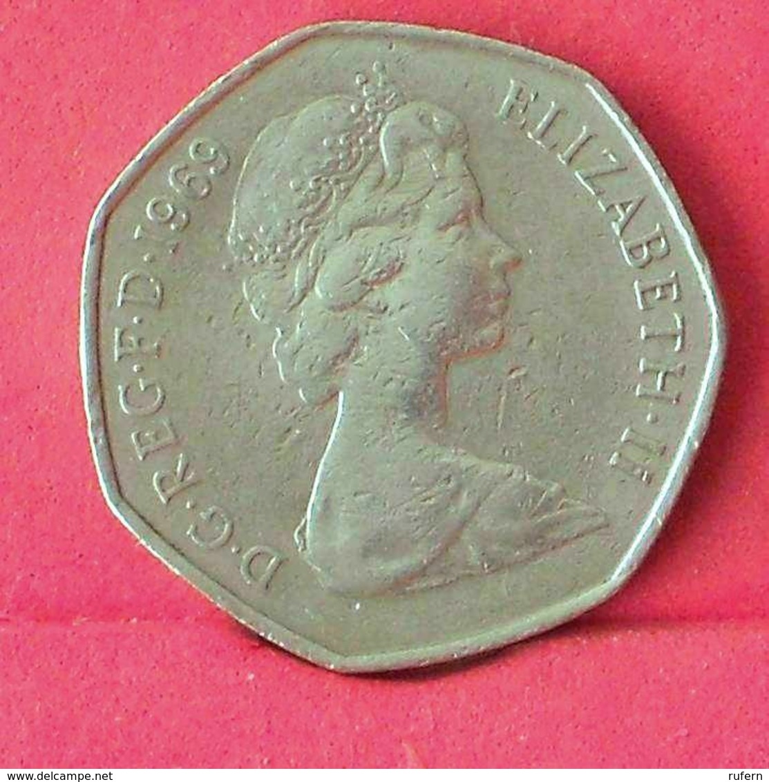 GREAT BRITAIN 50 PENCES 1969 -    KM# 913 - (Nº27547) - 50 Pence