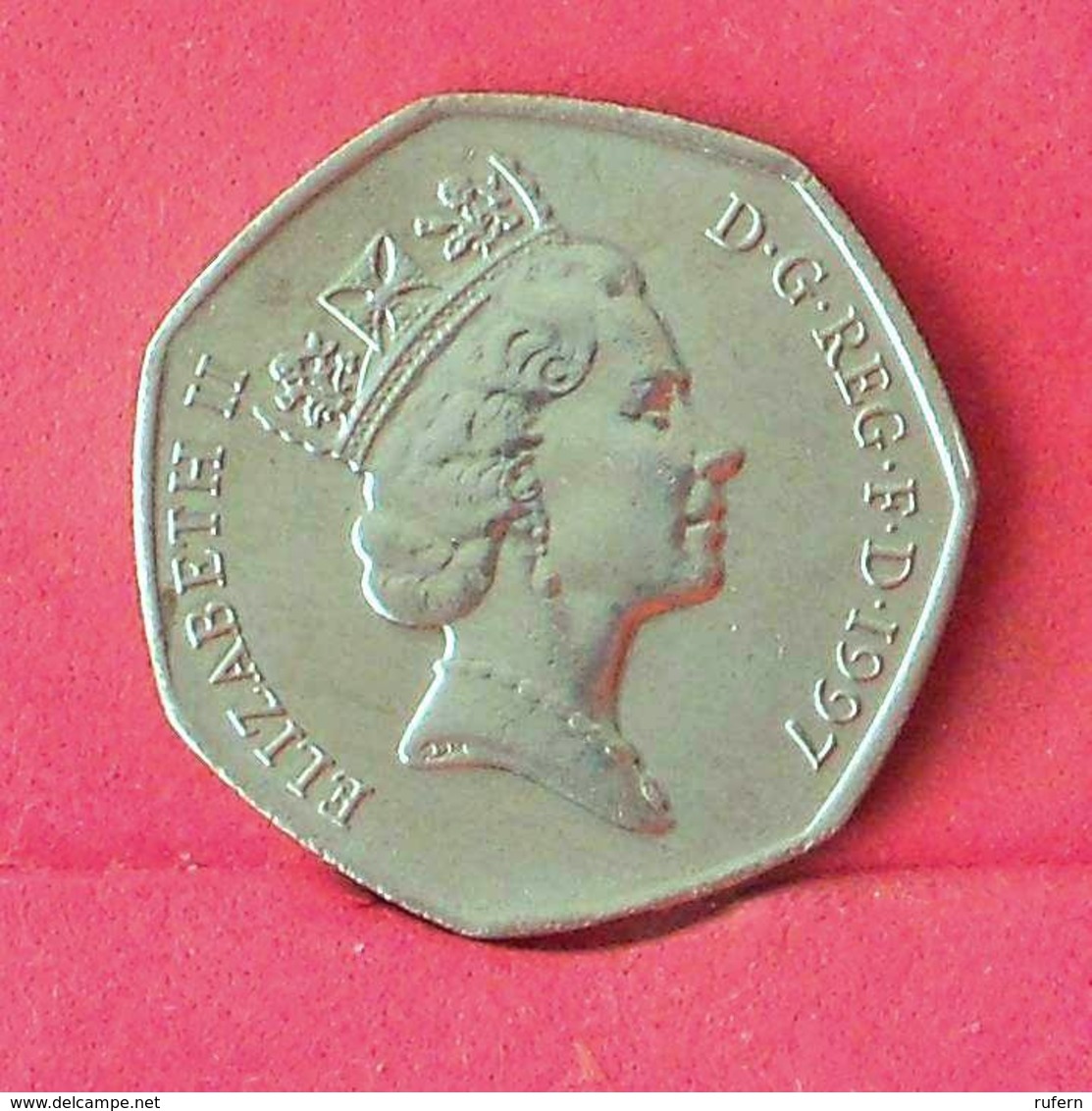 GREAT BRITAIN 50 PENCES 1997 -    KM# 940,2 - (Nº27549) - 50 Pence