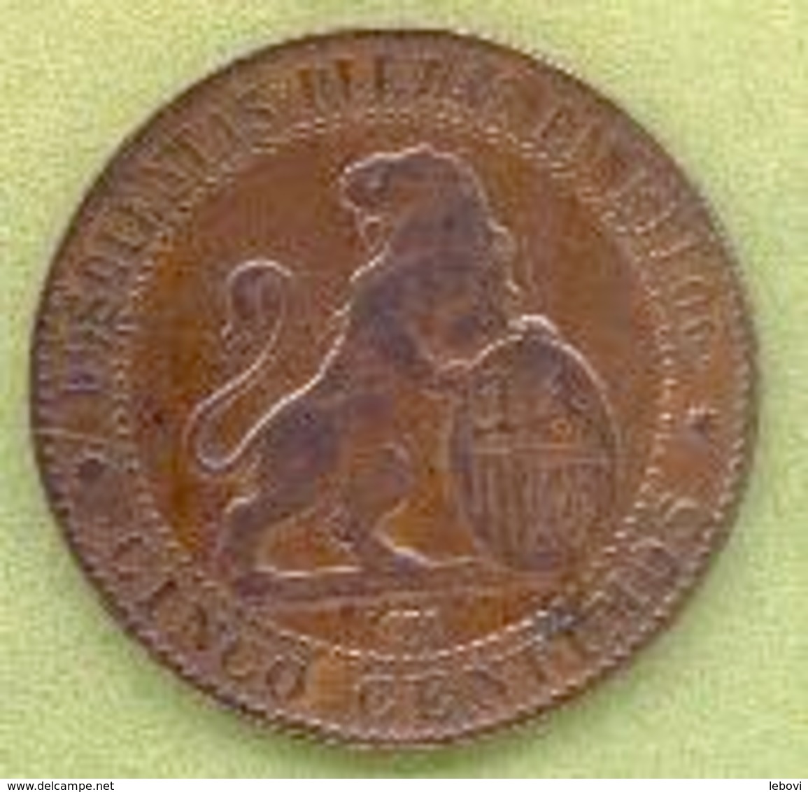 ESPAGNE  - 5 CENTIMES 1870 - Other & Unclassified