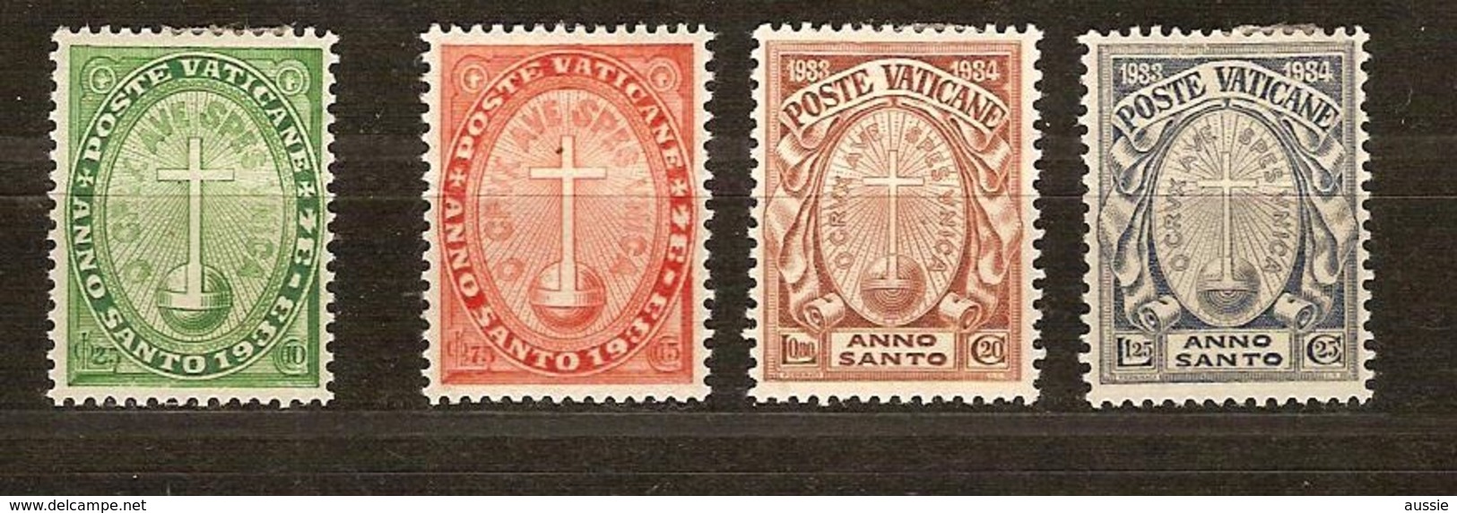 Vatican Vatikan 1933 Yvertn° 40-43 (*)  MLH Cote 65 Euro - Neufs