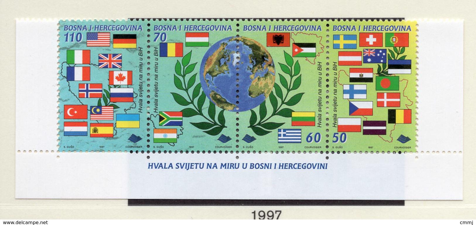 1997 - BOSNIA ERZEGOVINA - Mi.  Nr. 99/101 - NH - (UP121.25) - Bosnia Herzegovina