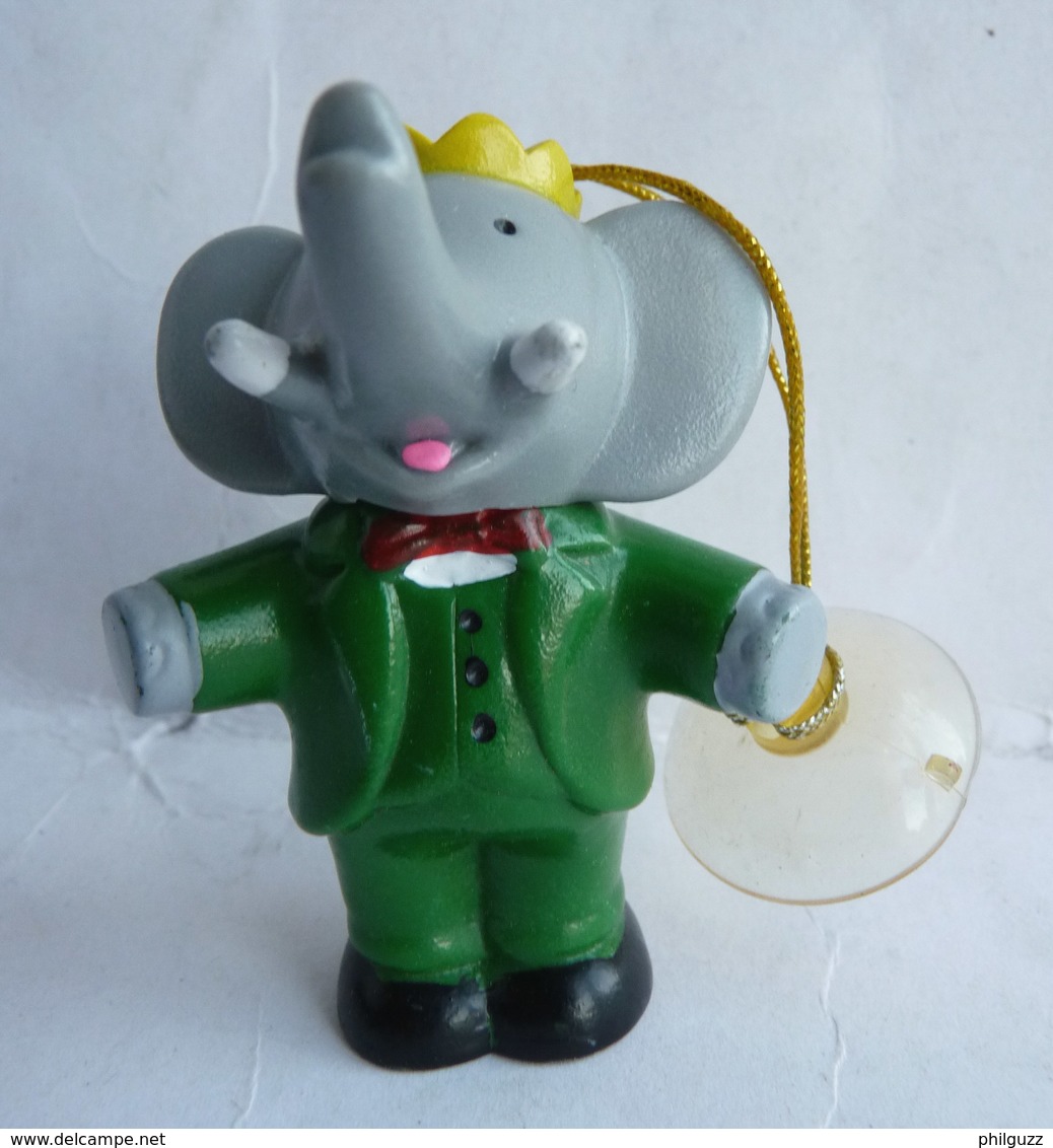 FIGURINE Certainement DELACOSTE BABAR A VENTOUSE  - DE BRUNHOFF - Autres & Non Classés