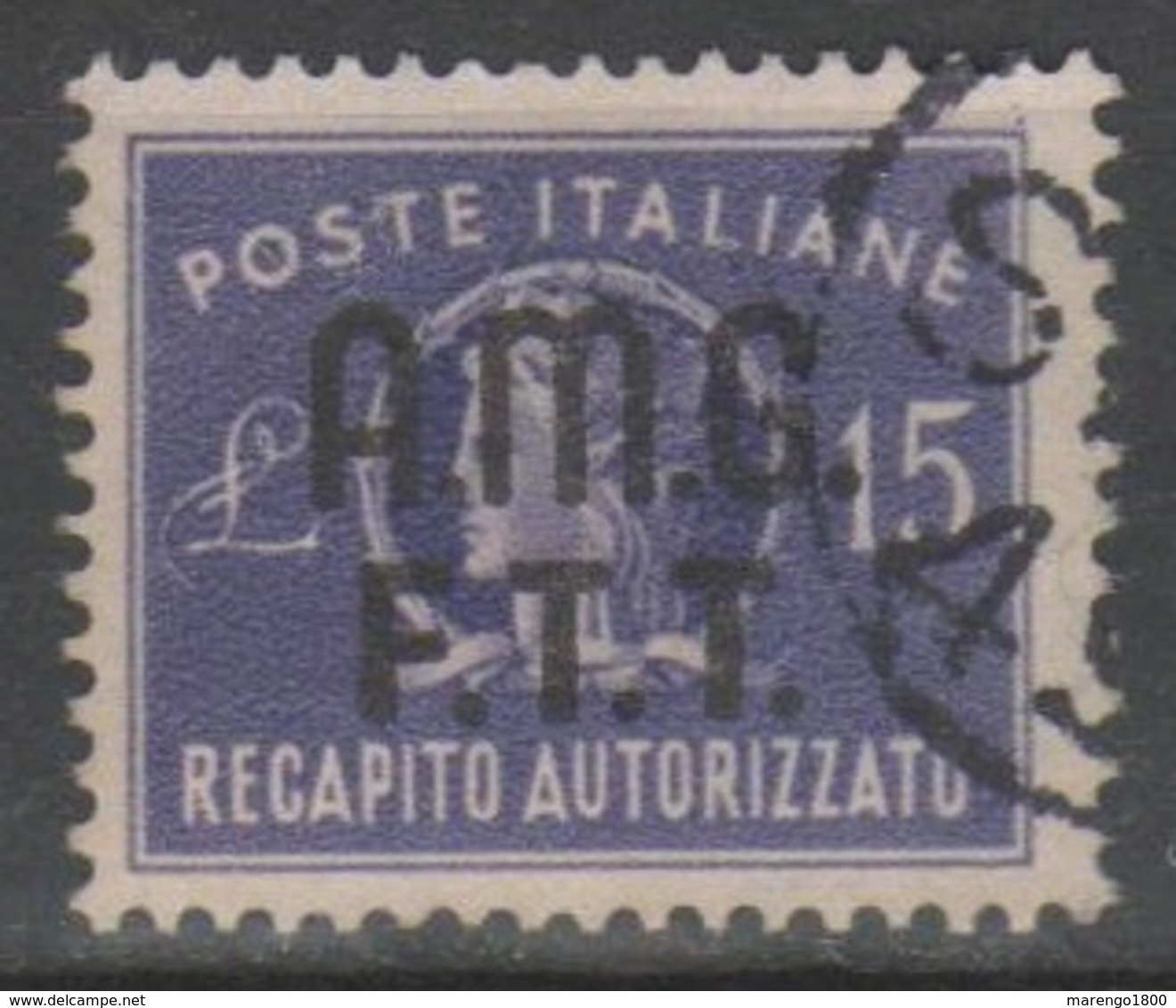 AMG FTT 1949 - Recapito Autorizzato 15 L.          (g5467) - Postpaketen/concessie