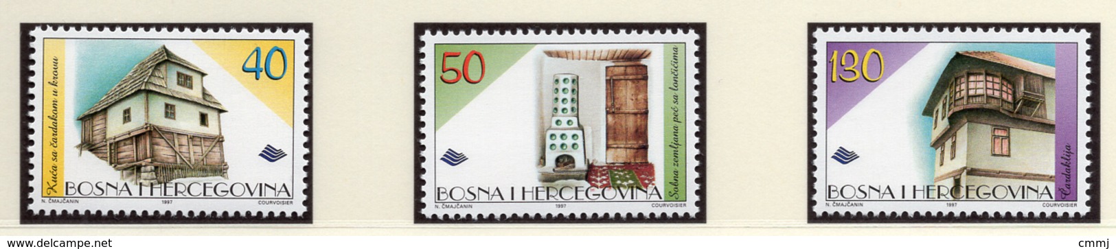 1997 - BOSNIA ERZEGOVINA - Mi.  Nr. 107/109 - NH - (UP121.25) - Bosnia Erzegovina