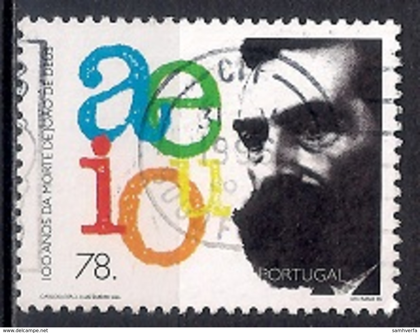 Portugal 1996 - The 100th Anniversary Of The Death Of Joao De Deus Ramos - Usado