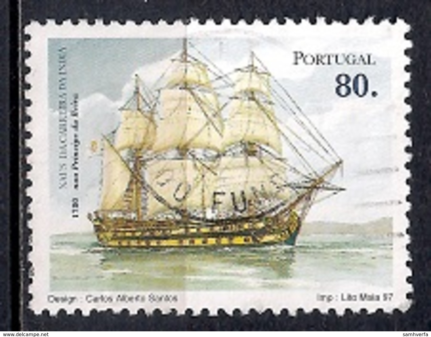 Portugal 1997 - Historical Portuguese Ships - Used Stamps